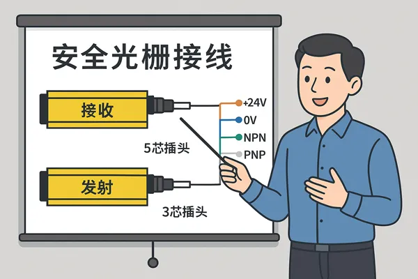 安全光栅接线图讲解